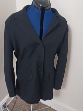 The Limited Black Pea Coat Classic Tailored Women's Jacket